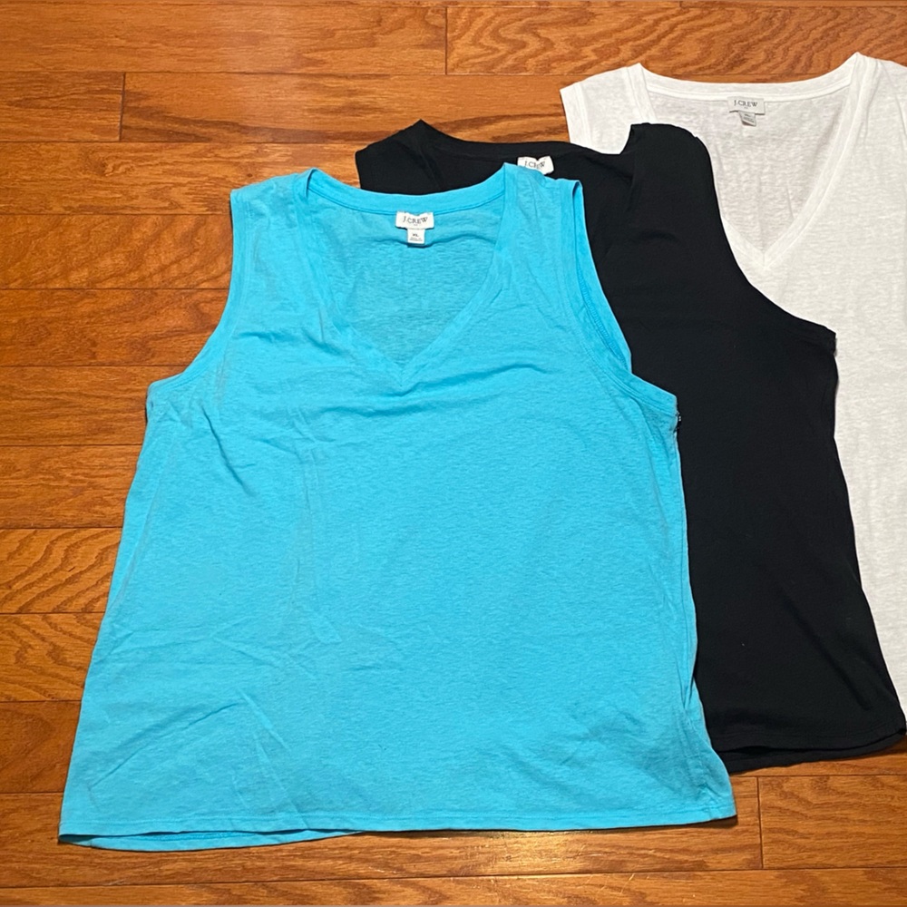 JCrew Sleeveless Tops (Set of 3) - Size XL